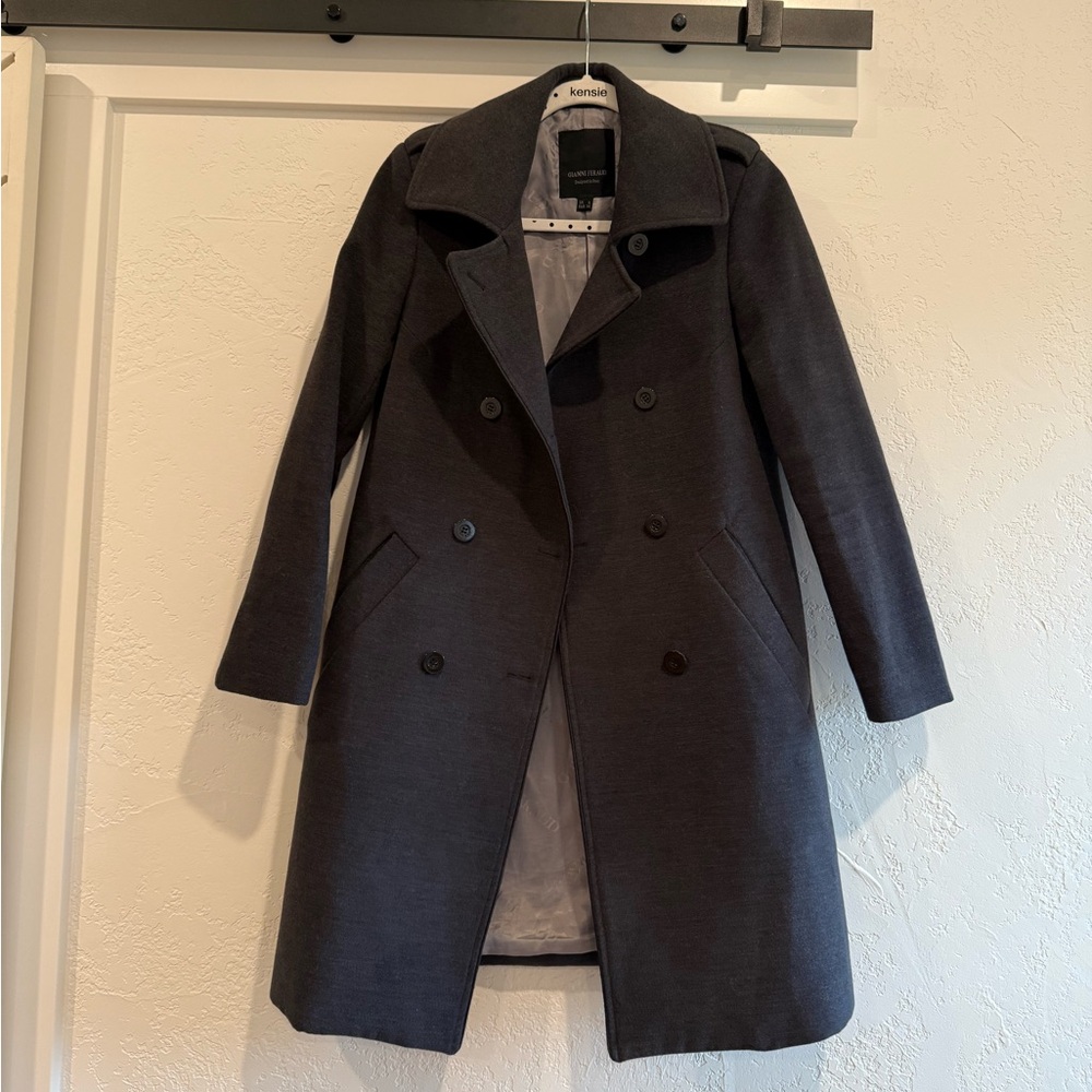Gianni Feraud Gray Coat Size UK 8 EUR 34